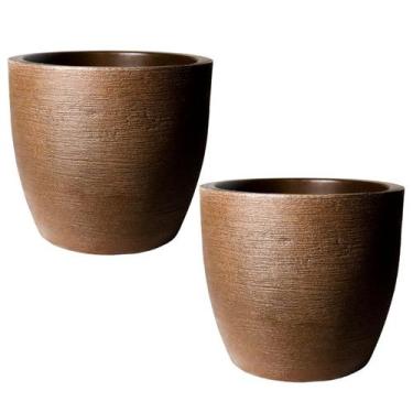Imagem de Vaso de Planta Jateado Cone 40x50cm 50Litros em Polietileno plantas gr