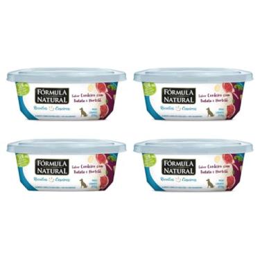 Imagem de Ração Úmida Formula Natural Receitas Caseiras Cães Cordeiro Batata e Hortelã 270g 4 Unidades