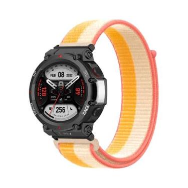 Imagem de Pulseira De Nylon Unissex Para Huami Amazfit T-REX 3/2 Smart Watch Ban