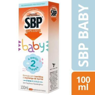 Imagem de Repelente para Bebê SBP Baby Loção Corporal com Icaridina 100ml, 100ml