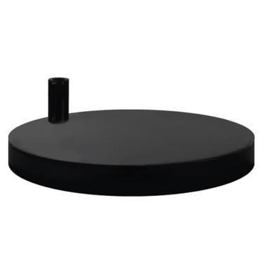 Imagem de bemelux Base de mesa de luz LED de meia lua para mesa de unhas (preto)