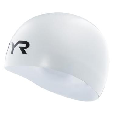 Imagem de TYR Tracer x Dome Cap Equipamento de natação, branco, grande