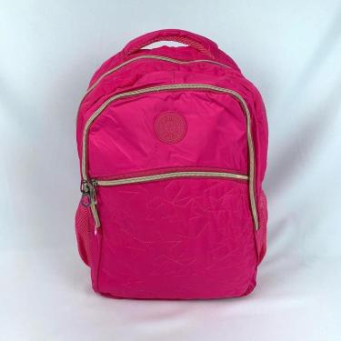 Imagem de Mochila Escolar Feminina Casual Reforçada Estrela pink