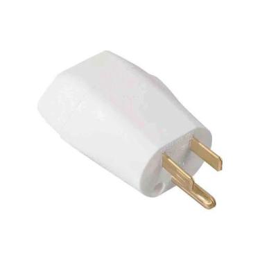 Imagem de Pino Adaptador 2P T Reversível Branco 10A Pluzie