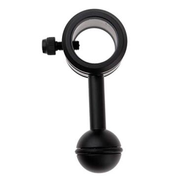 Imagem de Simhoa Lanterna de braço com junção esférica para montagem em mergulho subaquático - Preto, 35 mm