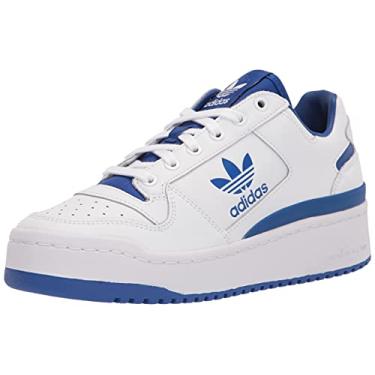 Imagem de adidas Originals Tênis Feminino Forum Bold, Branco/Branco/Team Royal Blue, 9