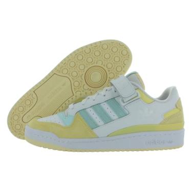 Imagem de adidas Tênis masculino Forum Low, Quase amarelo/quase azul/calçado branco/amarelo sujo, 43