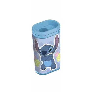 Imagem de Apontador De Lápis Com Depósito Azul Stitch Disney Molin