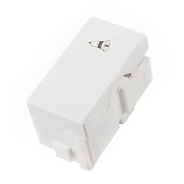 Imagem de Interruptor Pulsante Para Campainha Sem Placa Branco - Dc-9100-6 - Dicompel