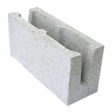 Imagem de Canaleta De Concreto Para Vedação 14x19x39cm - Vb Blocos Bloco Canaleta De Concreto Vedacao 14x19x39