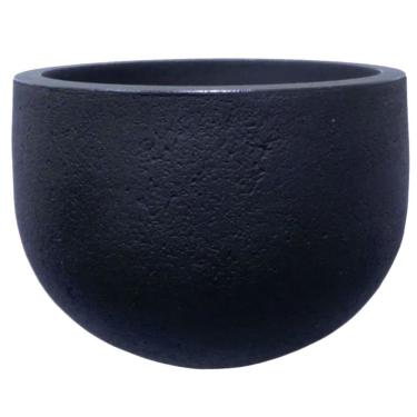 Imagem de Vaso Redondo Rústico Com 45cm Grafite - Jvrrg45 - Japi