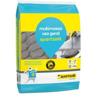 Imagem de Massa Pronta Multimassa Para Uso Geral 20 Kilos - 0082.00001.0020pl - Quartzolit Massa Pronta Multimassa Uso Geral 20kgs