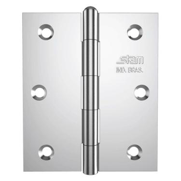 Imagem de Dobradiça 3.1-2" X 3" X 1,9mm Galvanizado Com Pino Rever?ivel E Canto Reto - 42082 - Stam