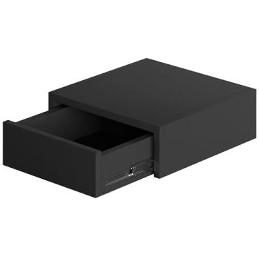 Imagem de Gaveta Suspensa Cabeceira 30cm Trilho Telescópico em Mdf Reforçado 15mm Preto