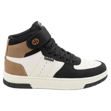 Imagem de Tênis ollie cano alto alpha 3 infantil , Bege, 32