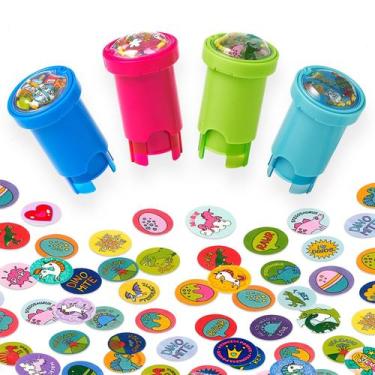 Imagem de Pacote de 4 adesivos Sticker Stamper Giant Bean com 640 selos motivaci