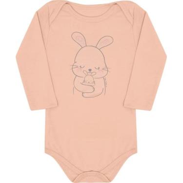Imagem de Body manga longa bebe 13478 kiko e kika - Kiko baby, Salmon, G