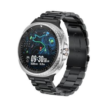 Imagem de Relógio Inteligente Feminino Com Coroa Rotativa Bluetooth NFC GPS Assi