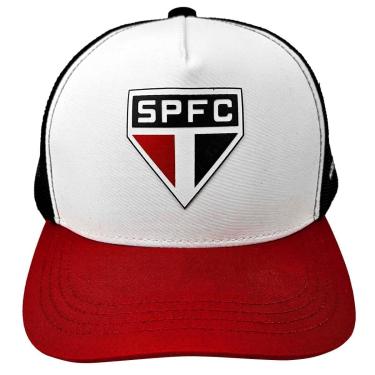 Imagem de Bone Sao Paulo Trucker Infantil Licenciado Original Conforto Cor:;Gênero:Únissex;Tamanho:Único-Unissex