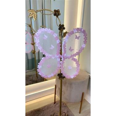 Imagem de Asa Borboleta Bebê Jardim Encantado Fada Rosa - Acessório Infantil - n