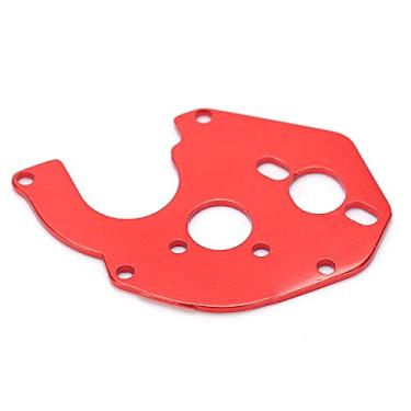 Imagem de Domary Placa de Motor de Metal RC, Suporte Fixo de Montagem Em Caixa de Liga de Alumínio, Pequeno e Leve, Fácil de Instalar e Desmontar, para Axial SCX24 90081 C10 1/24 RC Cars (Vermelho)