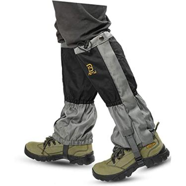 Imagem de Polainas de perna com zíper à prova d'água, tecido 600D, polainas de caminhada resistentes à água, polainas de sapato para homens e mulheres, polainas de botas de neve para caça, caminhada, escalada