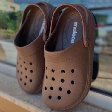 Imagem de Chinelo Clog Moleca Feminino Conforto Casual Leveza Dia a Dia -, Choco