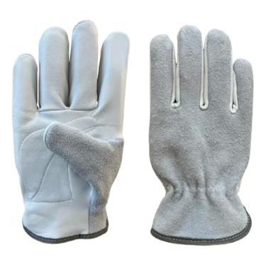 Imagem de Kit 10 Pares de Luvas de Segurança em Raspa e Vaqueta Mista Tamanho GG Punho Curto EPI