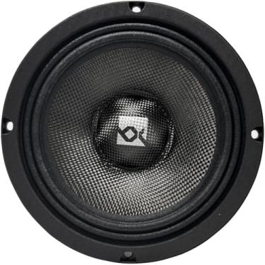 Imagem de Bass Rockers BRMB6 Alto-falante de graves médios resistente à água de 16,5 cm, 500W RMS / 1000W Max, 8Ω, cone de fibra de carbono e tampa contra poeira, bobina de voz CCAW de 5 cm (antigo Kapton