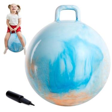 Imagem de Hopper Ball Upper Rider Clouds para crianças de 20 polegadas com bomba