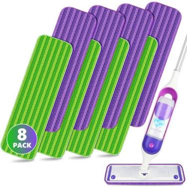 Imagem de Almofadas reutilizáveis SEVENMAX 15 Microfiber Power Mop x8 Swiffer