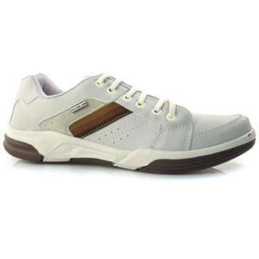 Imagem de Sapatênis Masculino Confort Way 6356, Off white, 39