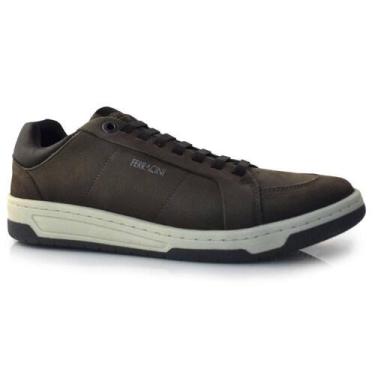 Imagem de Sapatênis Masculino de Couro Ferracini Vox 8050, Preto, 39