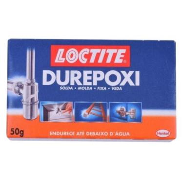 Imagem de Cola Epóxi Durepoxi 50g Loctite Massa Adesiva Resistente Reparos Metai