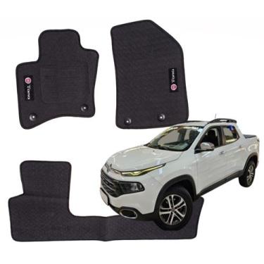 Imagem de Tapetes Próprio Pra Autos Fiat Toro 2016 A 2023 - CGW2950 - Ecotap