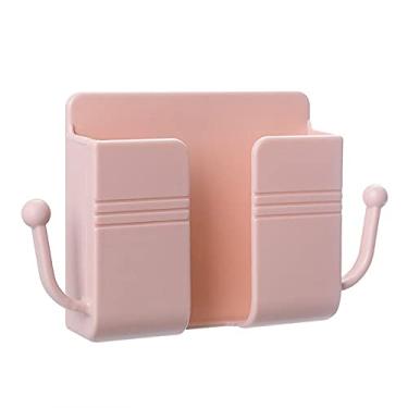 Imagem de Suporte para celular, base de carregamento, suporte de celular, suporte de parede, organizador de telefone, armazenamento remoto (rosa)