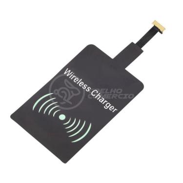 Imagem de Carregador Sem Fio Qi Wireless Para Celular Com Entrada