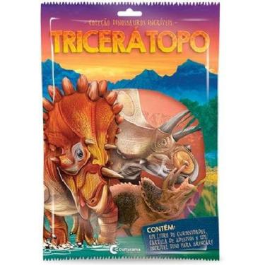 Imagem de Livro Coleção Dinossauros Incríveis - Culturama, Tricerátopo