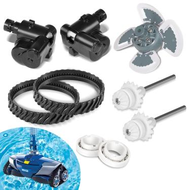 Imagem de Peças de reposição R0796200 Tune Up Rebuild adequadas para limpador de piscina Zodiac Baracuda MX8 MX8EL Elite, com conjunto de motor, kit de dispositivo de controle de direção, trilhos, conjunto de