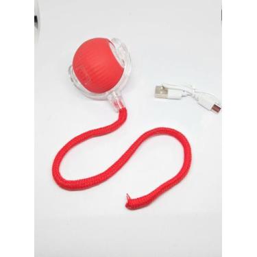 Imagem de Brinquedo Pet Bolinha Interativa Giratória Inteligente Gato Cachorro -