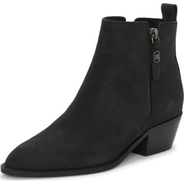 Imagem de Lucky Brand Bota feminina Ailein no tornozelo, Nobuck preto, 42