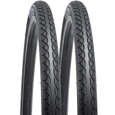 Imagem de YUNSCM 2 peças 26 x 1 3/8 (37-590) pneus de bicicleta de estrada compatíveis com 26 x 1 3/8 26x1 3-8 pneus de bicicleta (Y-1466)