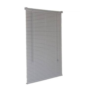 Imagem de Persiana Horizontal Pvc Cinza 180 L X 160 A Cortina Completa