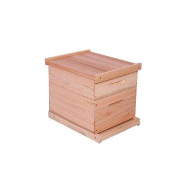 Imagem de Caixa de Abelha Padrão Langstroth Eucalipto KIT ARAME E ILHÓS - Beetho