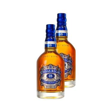 Imagem de Whisky Chivas Regal Escocês 18 Anos 750ml 2 Unidades