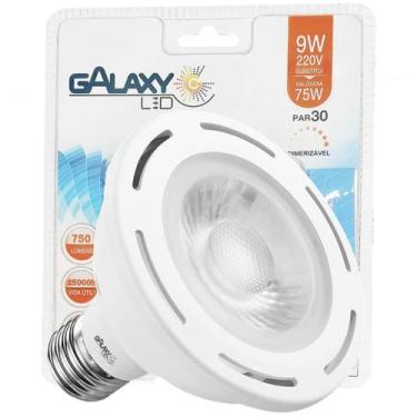 Imagem de Lâmpada Led Par 30 Dimerizável 9W 220V Branco Frio - GALAXY, 220V