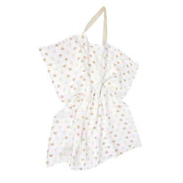 Imagem de Capa de Amamentação Soft 100% Algodão Reininho Classic – Minasrey | Discrição e Conforto para a Mamãe e Bebê (Bege)