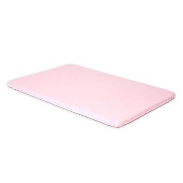 Imagem de Trocador de Fraldas para Cômoda Bebê Slim, PVC Impermeável, 44x66cm, Espuma D14, Atóxico (Rosa)