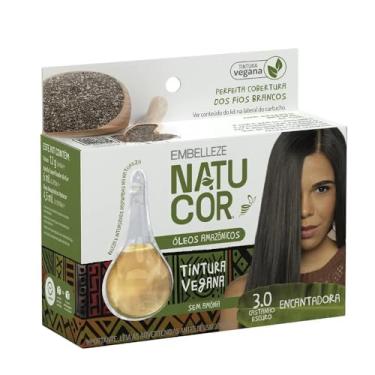 Imagem de Tintura Natucor Sem Amônia 3.0 Castanho Escuro