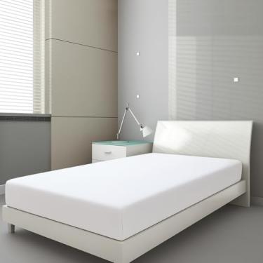 Imagem de Capa Protetora Colchão Box Cama Solteiro Impermeável com Elástico Anti Mofo